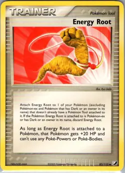 Energy Root 83/115 Non Holo Unseen Forces - Pokemon Card - NM - Image 1