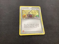 Venture Bomb 93/109 EX Team Rocket Returns Reverse Holo Stamped Pokemon Card TCG - Image 1