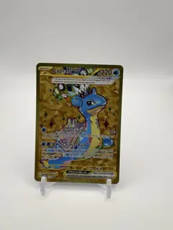 Pokemon TCG Lapras EX Gold BSP164 Terapagos Promo NM EN - Image 1