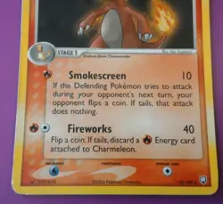 Pokemon EX Team Rocket Returns 110/109 Charmeleon Holo Secret Rare - Image 4