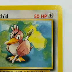 Pokemon TCG Farfetch'd Base Set #27/102 WOTC Vintage 1999 - Image 4