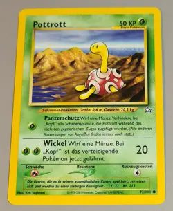 Pottrott # 72/111 Common Neo Genesis 2001 Pokemon Deutsch N.Mint to Mint Vintage - Image 1