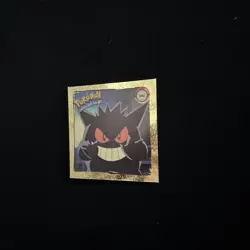 Gengar Artbox 1999 Pokemon Stickers Series 1 Prism Gold Nintendo G02 - Image 2