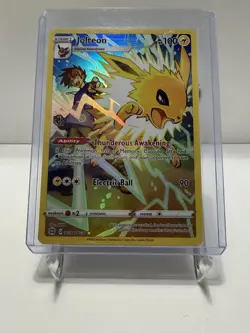 2022 Pokemon SWSH Brilliant Stars Jolteon Trainer Gallery Holo #TG04/TG30 - Image 1