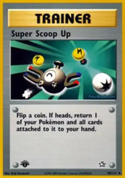 1x Super Scoop Up - 98/111 - Uncommon - 1st Edition NM-Mint Pokemon G2 - Neo Gen - Image 1