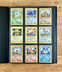 Pokemon Game 1999 Base Set Unlimited Complete Non Holo Set #17-102 * NM-LP - Image 1