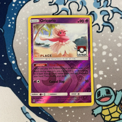 Oricorio 55/145 4th Place Pokemon League Promo Sun & Moon Pokemon Card NM - Image 1