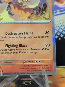Pokemon TCG Scarlet & Violet 151 Flareon 136/165 Rare NM/M Holo - Image 5