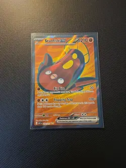 Pokemon TCG Stunfisk 252/217 Illustration Rare Ascended Heroes - Image 1