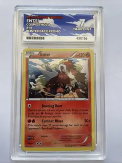 Entei 14/98 Cosmos Holo XY 2015 Ancient Origins Pokemon Promo ACE 7 Near Mint - Image 1