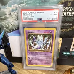 Pokemon Mewtwo Black Star Promo Regular 2000 #12 PSA 8 Wizards of the Coast - Image 1