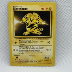 Electabuzz 020/102 Base Set Regular Pokemon Vintage Unlimited - Image 1