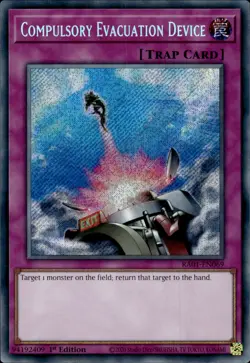 Compulsory Evacuation Device - Secret Rare 1st Edition RA01-EN069 - NM - YuGiOh - Image 1