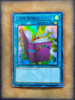 Yugioh Toon World LDS1-EN068 Ultra Rare 1st Ed PURPLE LP - Image 1