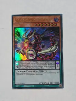 Yu-Gi-Oh Odd-Eyes Pendulum Dragon Foil Ultra Rare LEDD-ENC01 NM - Image 1