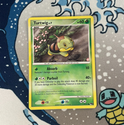 Turtwig 17/17 Promo Pop Series 9 Common Pokemon Card 2009 NM/LP - Image 1