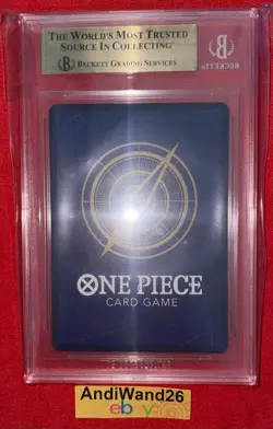 Beckett/BGS 9.5 Monkey D. Luffy ST21-014 Promo ONE PIECE Magazine Japanese - Image 2