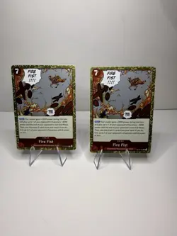 2x Fire Fist OP15-020 R | Adventure on Kami's Island | One Piece TCG | EN - Image 1