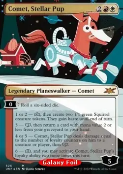 Magic/MTG Comet, Stellar Pup (V.3) XUNF-526 Mythic Englisch Excellent Foil - Image 1