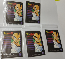 VEGETA GOLD FOIL Dragon Ball Z 1999 Trading Cards - Gold Foil Cards - Image 3