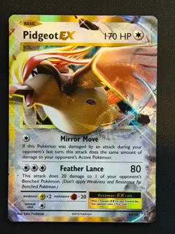 POKEMON Card Pidgeot EX 64/108 Evolutions Holo Near Mint Free P&P 2 - Image 1