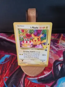 Pokemon Pikachu TCG Celebrations Birthday 24 Holo Black Star Promo Card NM - Image 5