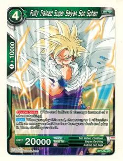 Dragon Ball Super Card Game Fully Trained Super Saiyan Son BT2-074 UC NM SV3. - Image 1