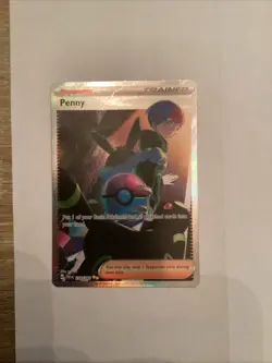 Penny 239/091 Full Art Trainer Paldean Fates Pokemon Card NM - Image 1