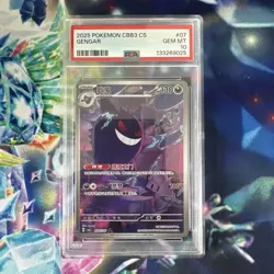 Pokemon Card - Gengar CBB3 CS Chinese 03 07/07 Illustration Rare - PSA 10 - Image 1