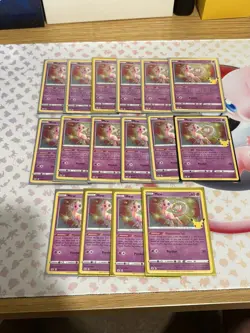 16 x Pokemon Mew Holo Rare TCG Card 11/25 Celebrations 25th Anniversary - LP/NM - Image 1