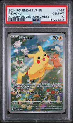 Pikachu 088 - Sv: Scarlet & Violet Promo Cards Holo (PSA 10) - Image 1