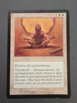 Cleansing Meditation - Torment *LP* Light Play MTG - Image 1