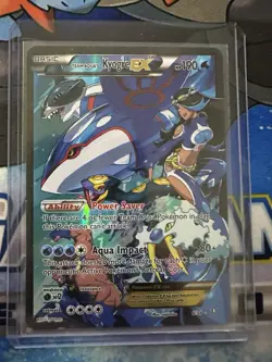 Pokemon TCG Team Aqua's Kyogre-EX Double Crisis Holo Card 6/34 - Image 1
