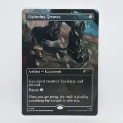 Lightning Greaves 2465 Greet the Dog MTG Fallout X Secret Lair NM Foil - Image 1