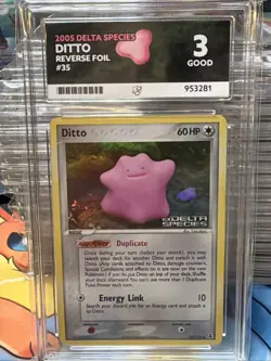 Pokemon TCG Ditto Delta Species Reverse Holo Stamped Ace 3 - Image 2