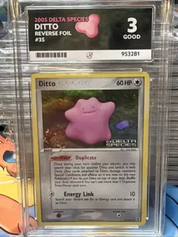 Pokemon TCG Ditto Delta Species Reverse Holo Stamped Ace 3 - Image 3