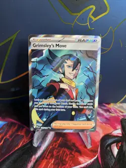 Pokemon TCG Phantasmal Flames Grimsley’s Move Ultra Rare Full Art #120/094 - Image 1