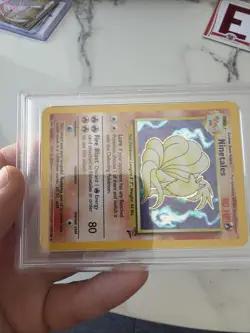 2000 Pokemon Game Ninetales Base Set 2 Holo 013/130 PSA 5 SWIRL - Image 4