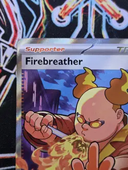 Pokemon TCG - Firebreather 119/094 - Full Art Ultra Rare Phantasmal Flames NM/M - Image 3