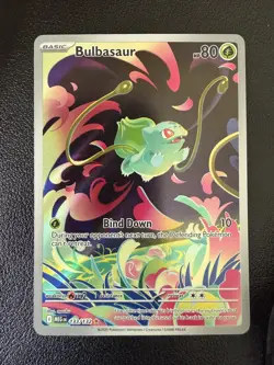 Pokemon TCG Bulbasaur 133/132 Secret Rare Mega Evolution Set, Near Mint/Mint - Image 1