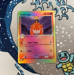 Camerupt 24/97 Reverse Holo Uncommon EX Dragon Pokemon Card Vintage 2003 LP/NM - Image 1