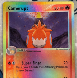 Camerupt 24/97 Reverse Holo Uncommon EX Dragon Pokemon Card Vintage 2003 LP/NM - Image 2