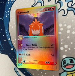 Camerupt 24/97 Reverse Holo Uncommon EX Dragon Pokemon Card Vintage 2003 LP/NM - Image 4