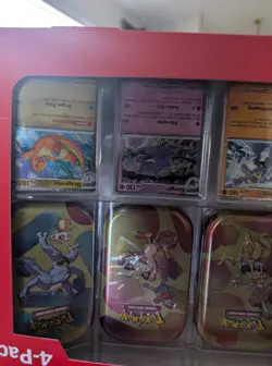 Pokemon 151 TCG Booster Tin Box 4-Pack - Image 3