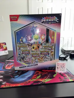 Pokemon TCG SV8.5 Prismatic Evolutions Binder Collection Box Factory Sealed - Image 1