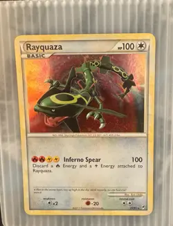 NM+ 2011 Rayquaza Holo Call of Legends Pokemon Card 20/95 - Image 1