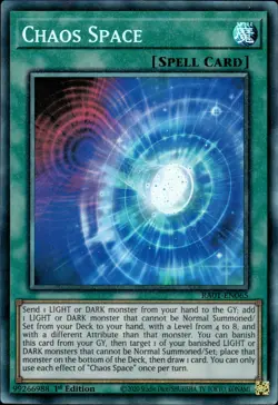 Chaos Space - Collector's Rare 1st Edition RA01-EN065 - NM - YuGiOh - Image 1