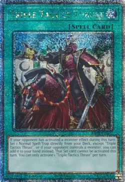 Yugioh! Triple Tactics Thrust - RA03-EN072 - Quarter Century Secret Rare - 1st E - Image 1