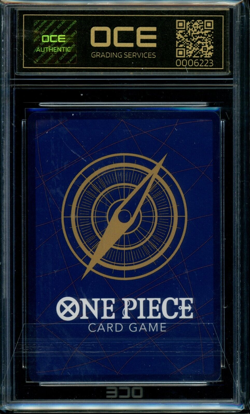 2024 One Piece TWO LEGENDS #018 Cloven Rose Graded OCE 10 BLACK LABEL Pristine - Image 2