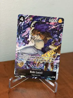 Rob Lucci EB04-048 OP15 Alternate Art Adventure on Kami's Island One Piece - Image 1